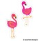 Simply Stylish Tropical Flamingos Cut-Outs, 36 Per Pack, 3 Packs
